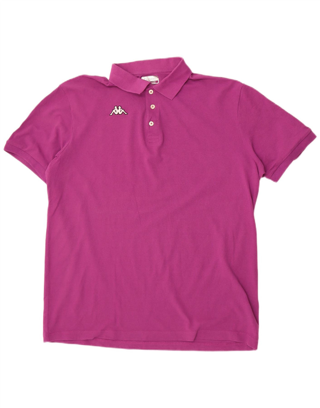 Kappa Herren Poloshirt 3XL Lila Baumwolle