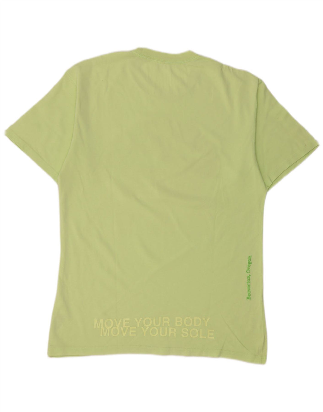 Nike Herren-T-Shirt mit Grafik, Größe S, grüne Baumwolle