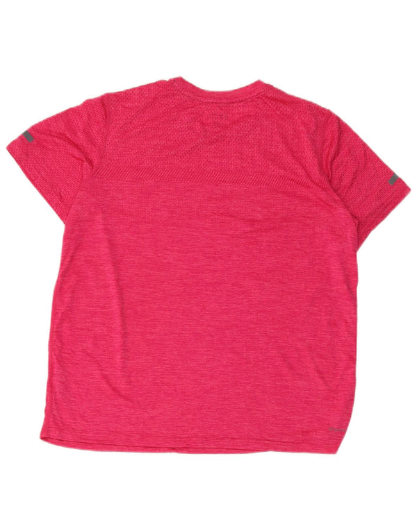 Russell Athletic Boys Dri-Power T-Shirt Top 14-15 Jahre XL Pink meliert
