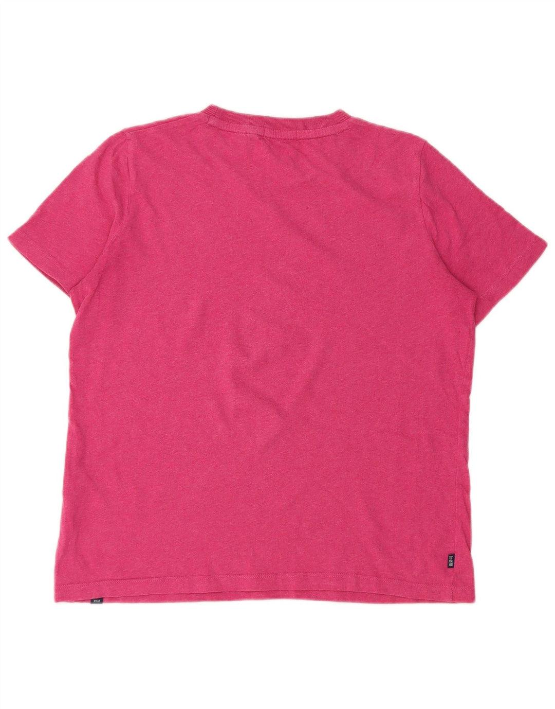 Superdry Damen Übergroßes T-Shirt-Oberteil UK 8 Small Rosa Baumwolle