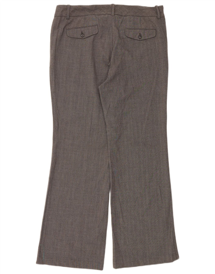 Dockers Damen Bootcut Freizeithose US 16 XL W38 L34 Graues Fischgrätenmuster