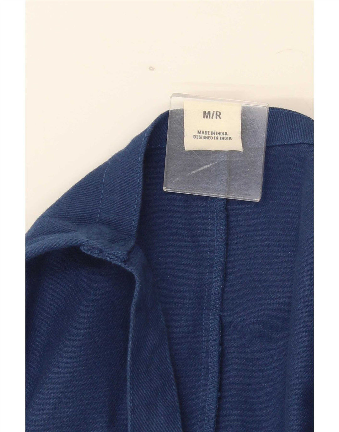 Lucy & Yak Herren Tapered Latzhose Mittelblau