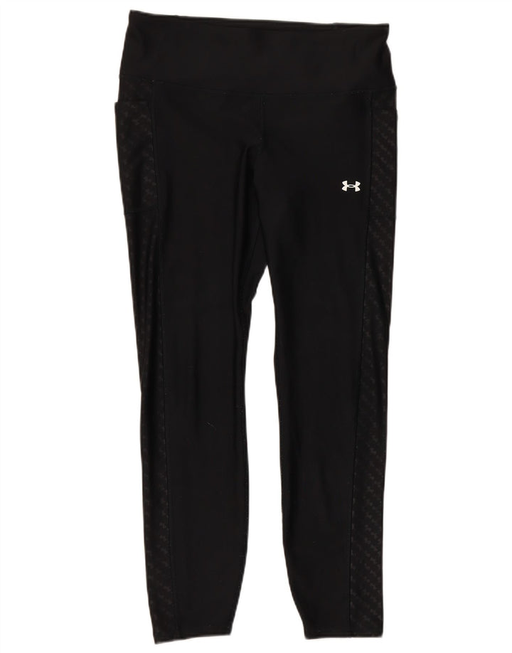 UNDER ARMOUR Damen-Leggings, groß, schwarzes Polyester
