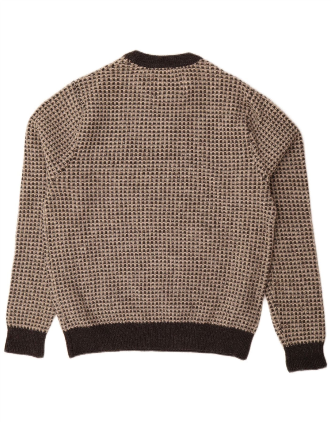Jack Wills Herren-Pullover mit Rundhalsausschnitt, XL, grau gesprenkelte Wolle