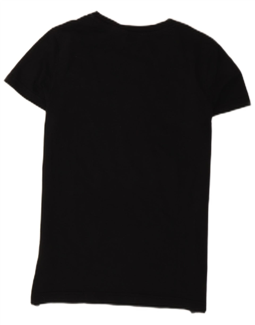 Adidas Damen Grafik T-Shirt Top IT 42 Medium Schwarz Baumwolle