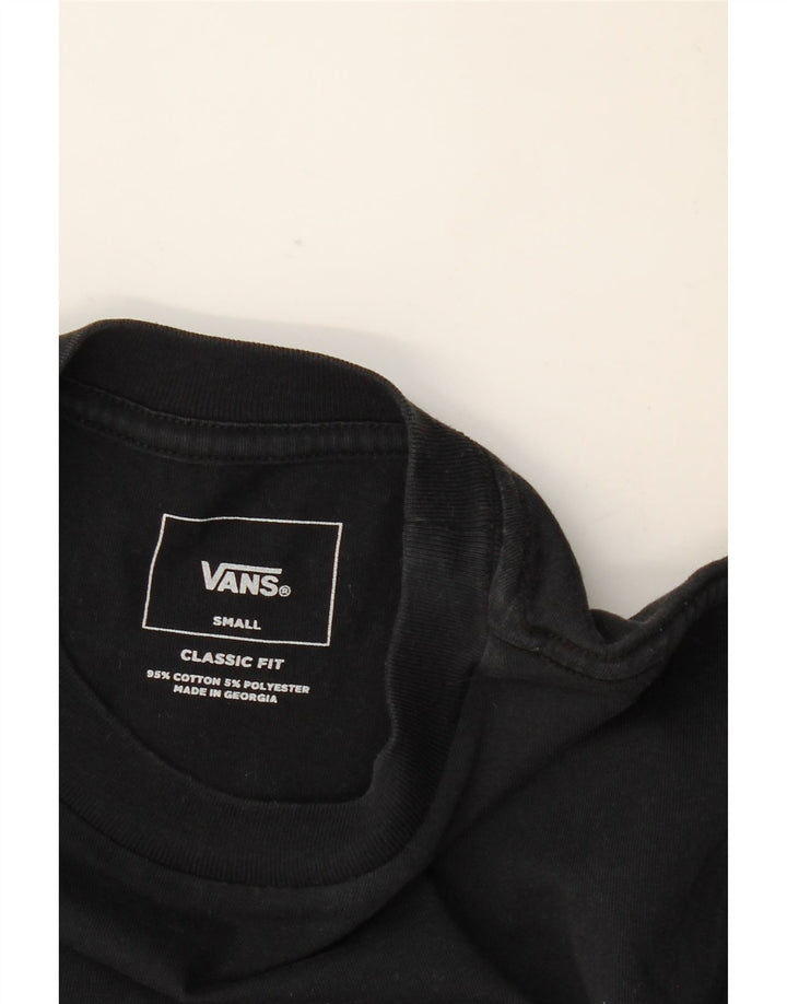 VANS Herren-T-Shirt mit klassischer Passform, Größe S, Grau, Farbblock-Baumwolle