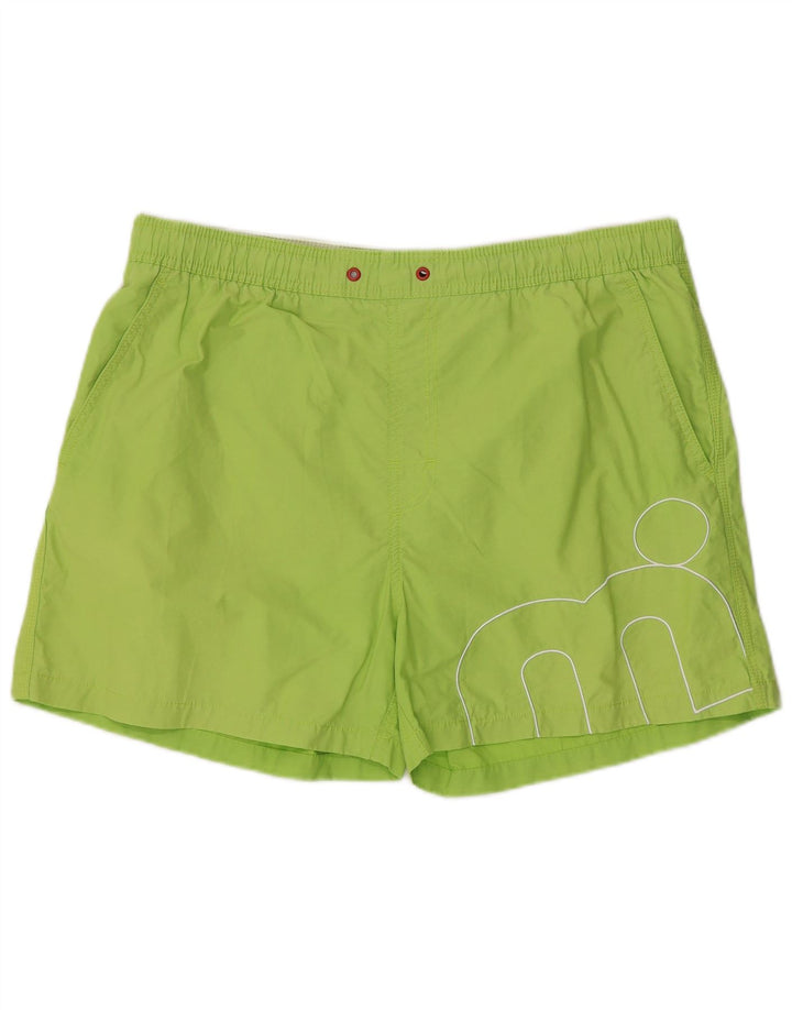 Mistral Herren Badeshorts mit Grafik, XL, Grün