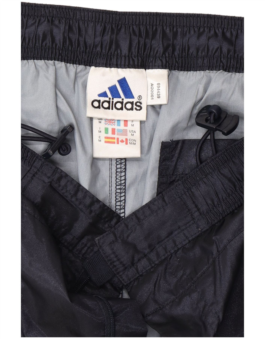 Adidas Wasserdichte Herrenhose Mittelblaues Polyester