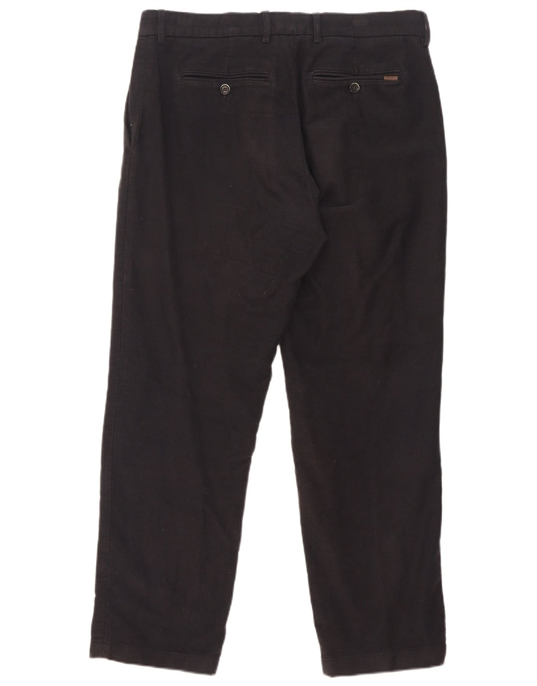Marks & Spencer Herren-Anzughose in normaler Passform, W34 L29, marineblaue Baumwolle