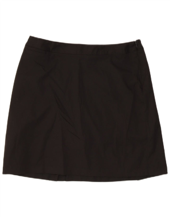 Adidas Damen Mini A-Linie Rock US 10 Large W32 Schwarz Polyester