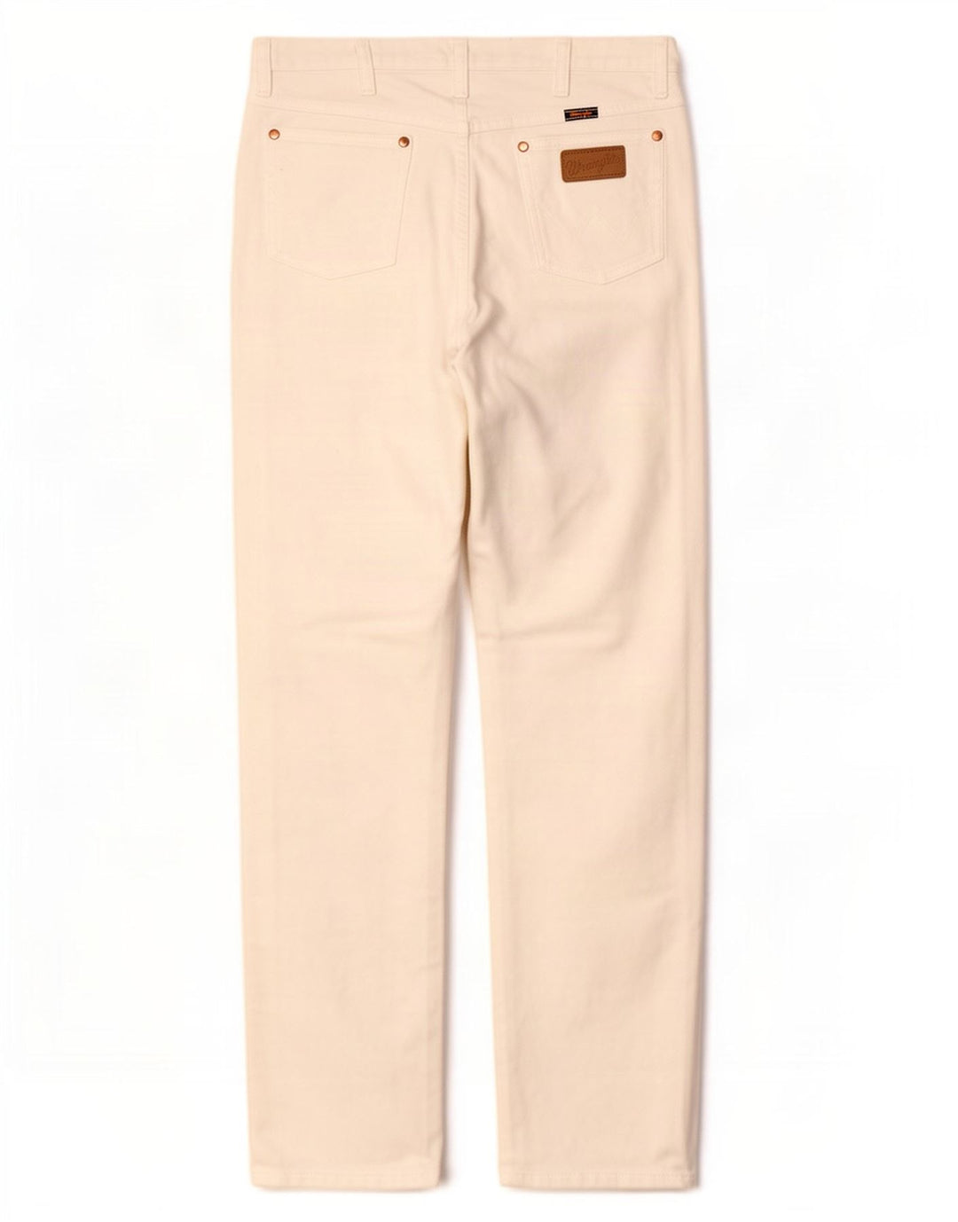 Wrangler Damen Straight Jeans W35 L30 Weiße Baumwolle