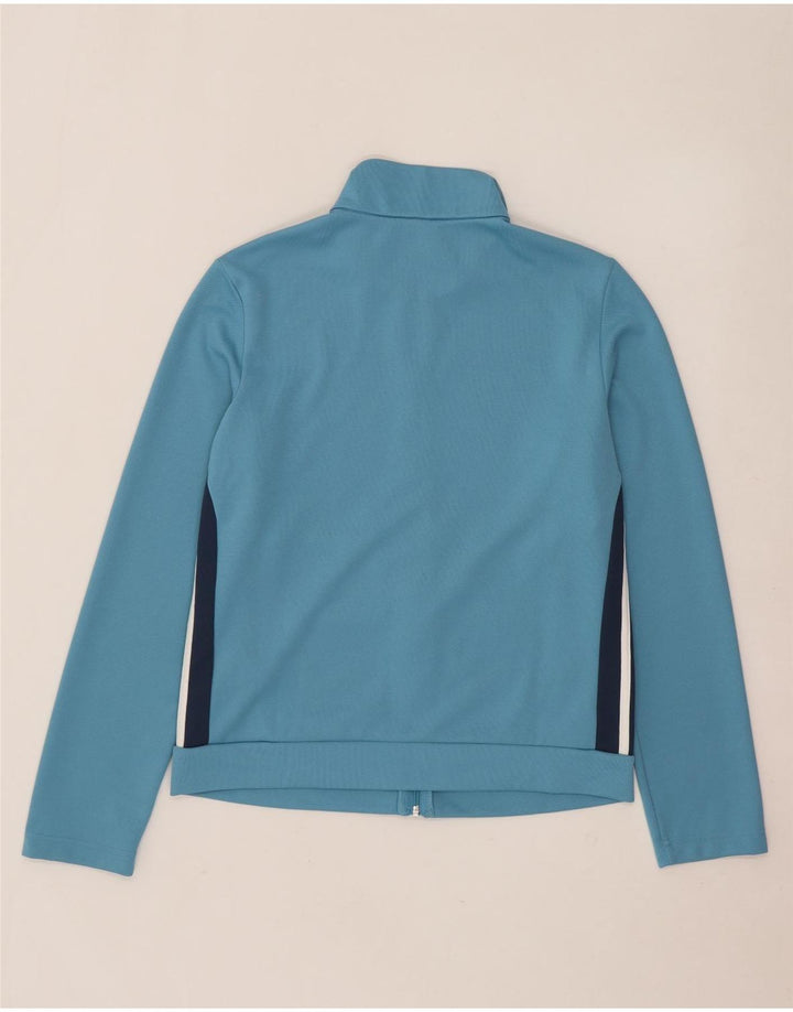 Adidas Damen-Trainingsanzug-Top-Jacke UK 161/18 Large Blue Colourblock