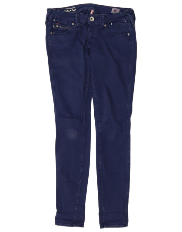 Tommy Hilfiger Damen Skinny Jeans W28 L32 Blaue Baumwolle