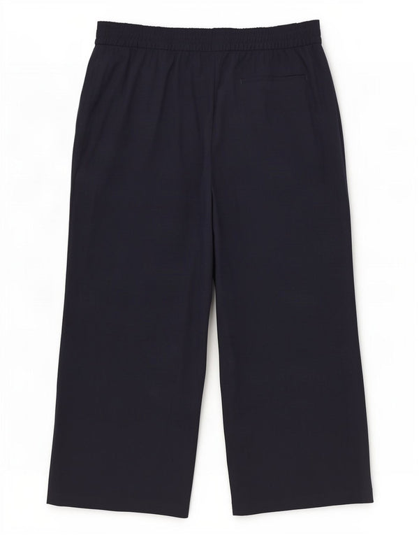 Marks & Spencer Damen-Freizeithose mit weitem Bein, UK 18, XL W36 L26, Marineblau