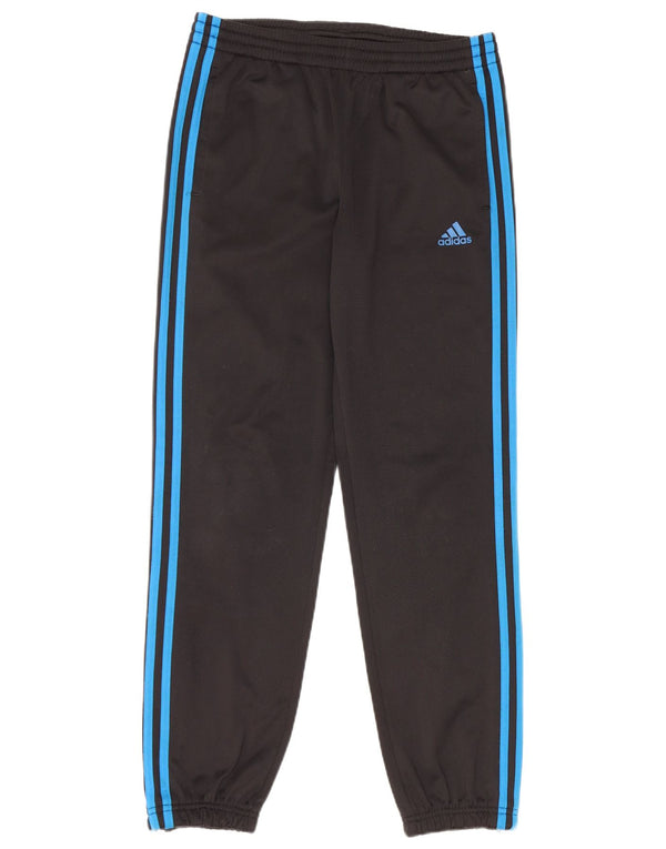 Adidas Jungen-Trainingshose, Jogginghose, 13–14 Jahre, schwarzes Polyester