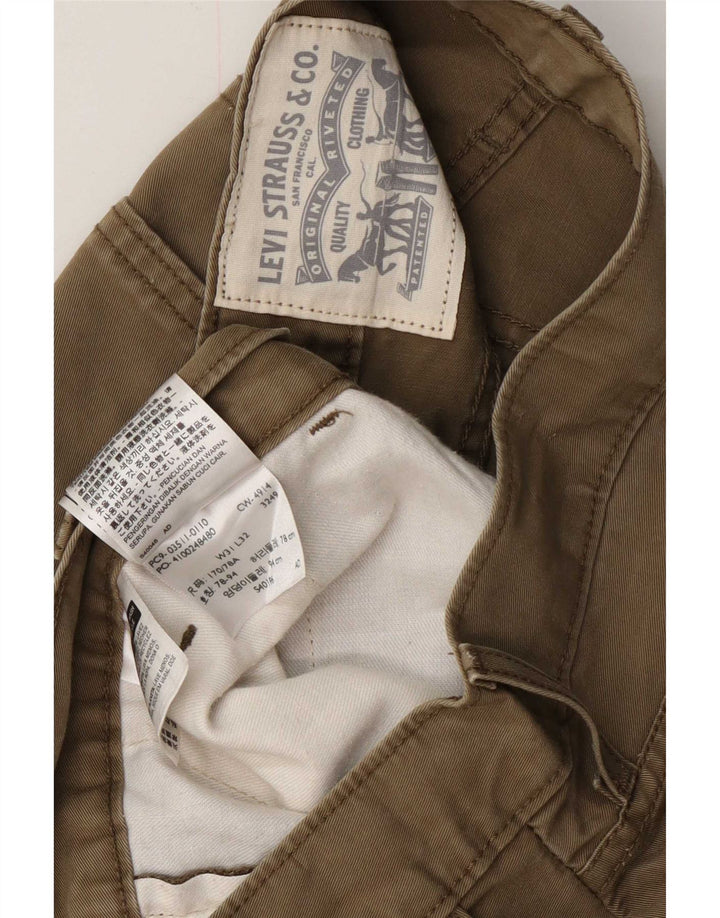 Levi's Herren-Chinoshorts W31, mittlere Khaki-Baumwolle