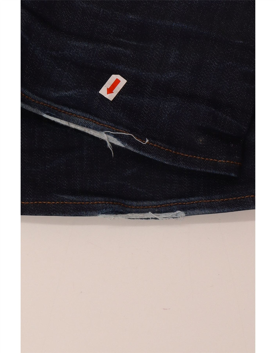 G-STAR Herren 3301 Distressed Regular Tapered Jeans W34 L32 Marineblaue Baumwolle