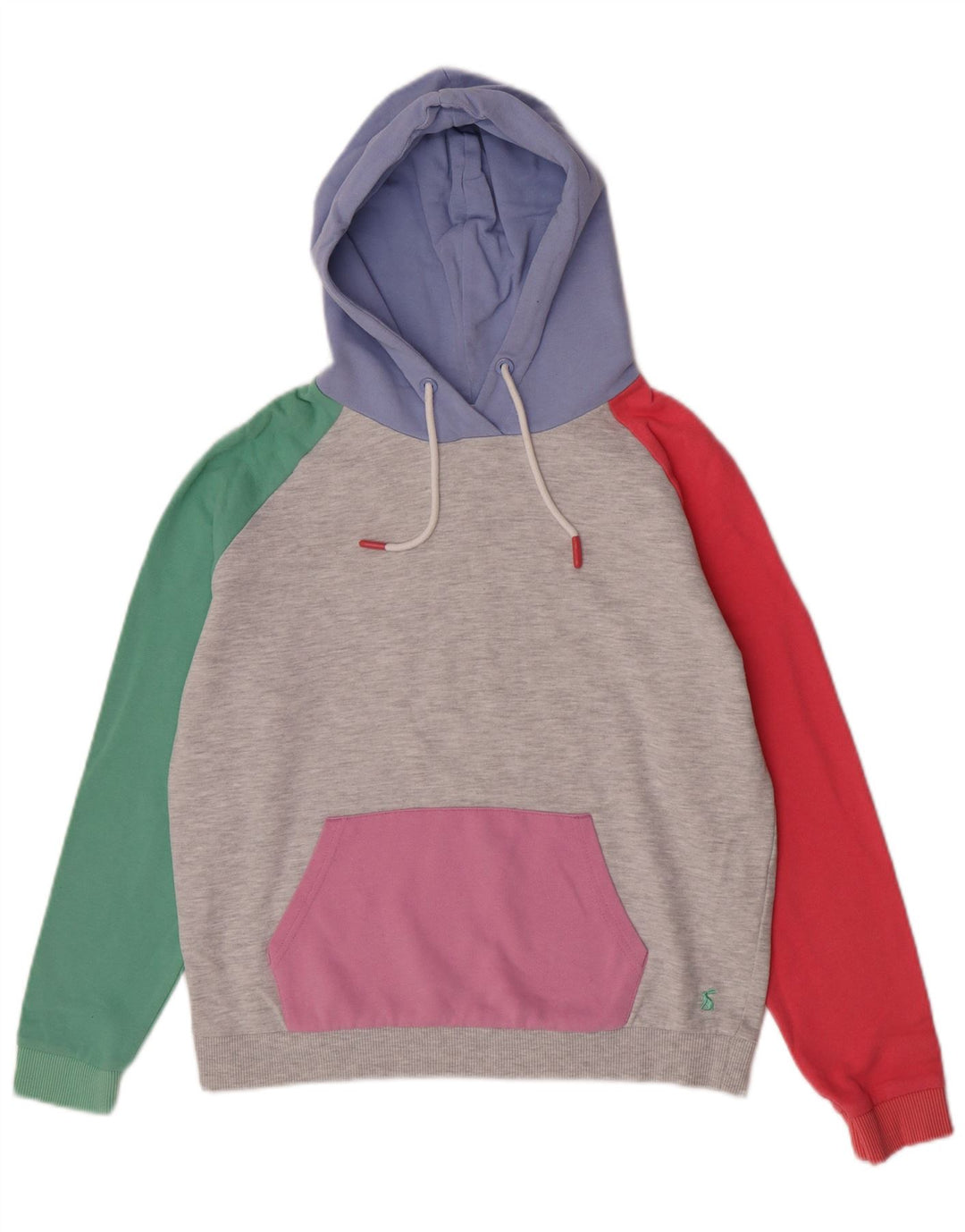 Joules Damen Kapuzenpullover UK 12 Medium Mehrfarbig Colourblock
