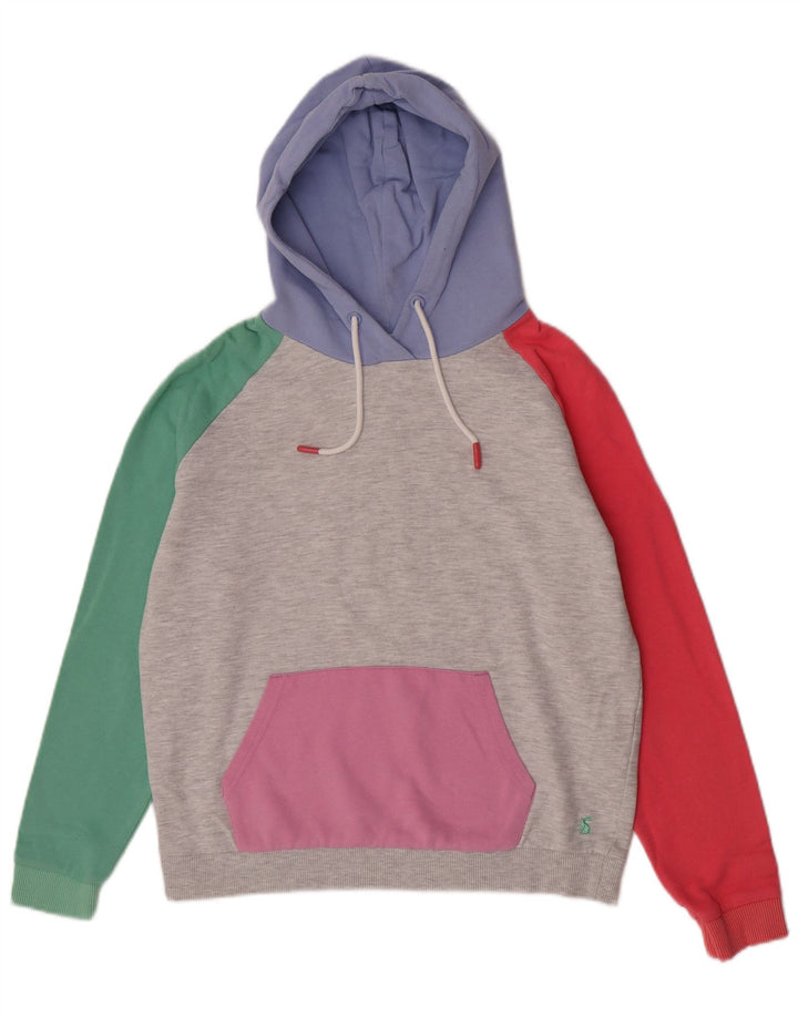 Joules Damen Kapuzenpullover UK 12 Medium Mehrfarbig Colourblock