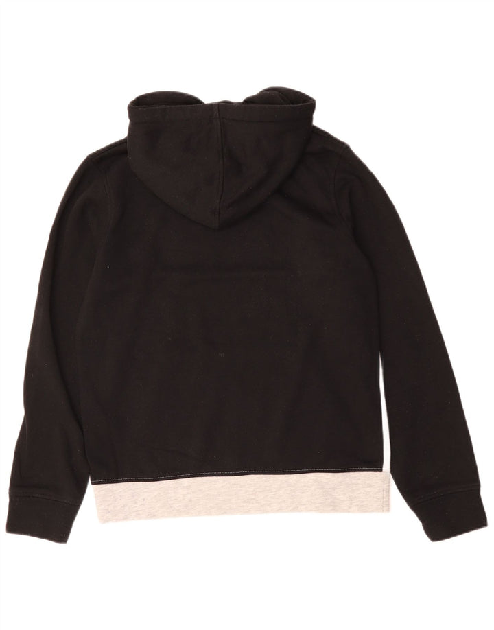 JACK & JONES Herren-Kapuzenpullover mit Grafik, Größe S, Schwarz, Colourblock-Baumwolle