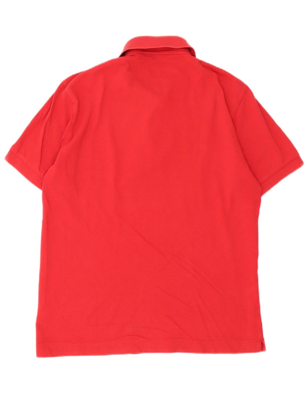 Gas Herren-Poloshirt aus mittelroter Baumwolle