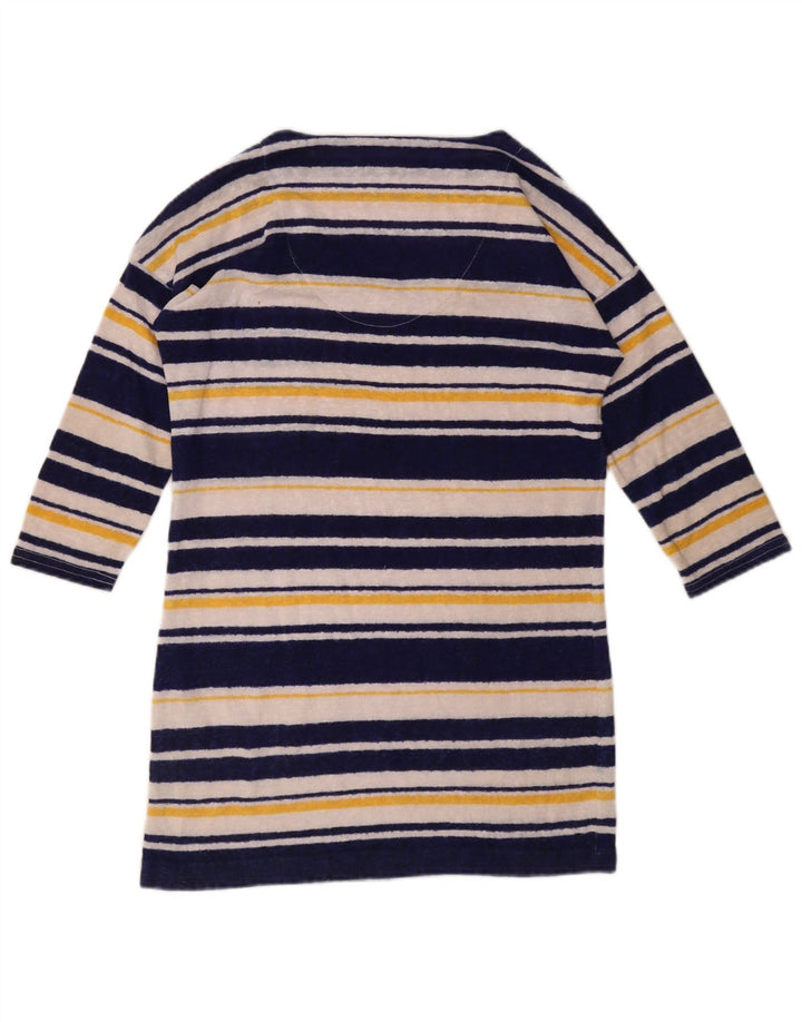 Marks & Spencer Damen-Pulloverkleid mit 3/4-Ärmeln, Gr. 10, Größe S, Mehrfarbig