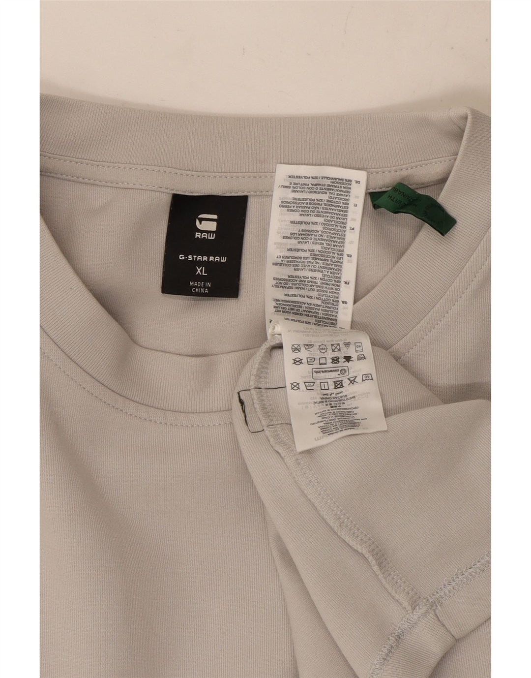 G-Star Herren Top Langarm XL Grau Baumwolle