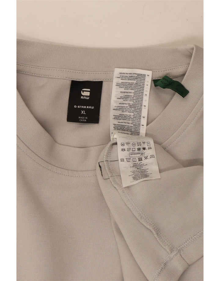 G-Star Herren Top Langarm XL Grau Baumwolle