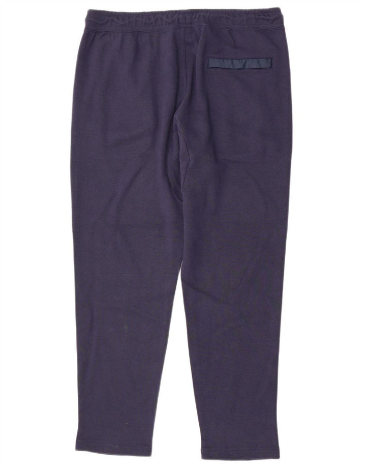 NIKE Mens Tracksuit Trousers XL Navy Blue Cotton