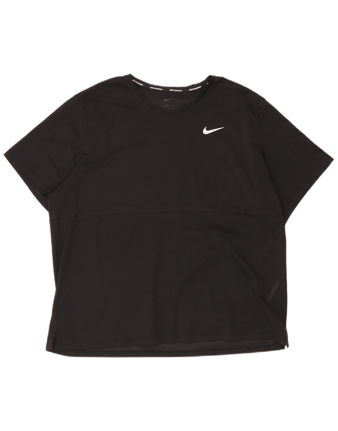 Nike Herren Dri Fit T-Shirt Top 2XL Schwarz Polyester