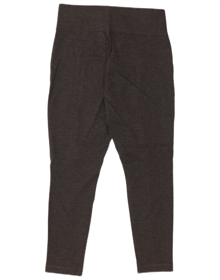 Marks & Spencer Damen Crop Leggings UK 12 Mittelgraue Viskose