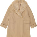 DOROTHY PERKINS Womens Overcoat UK 10 Small Beige Wool Vintage Dorothy Perkins and Second-Hand Dorothy Perkins from Messina Hembry 