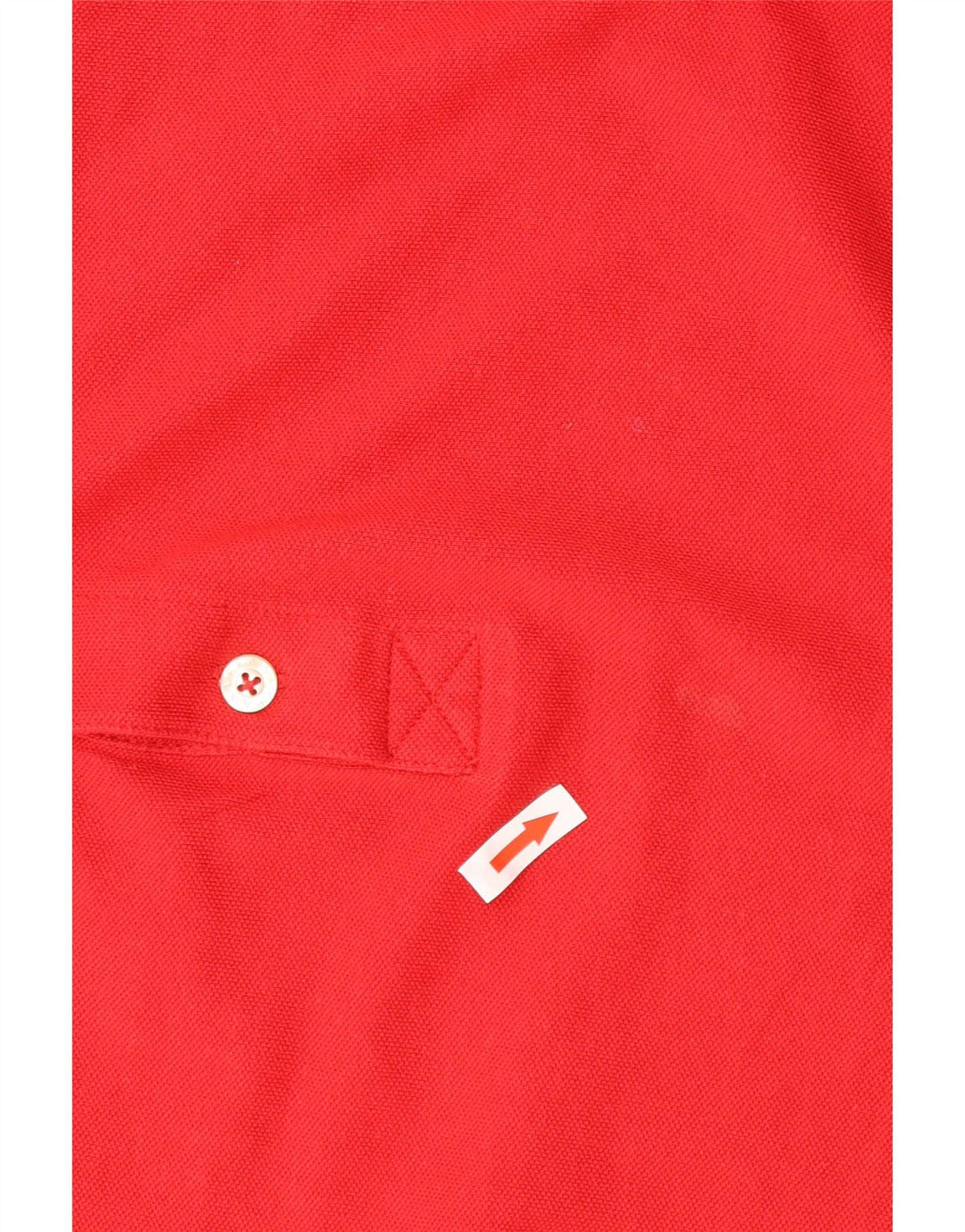 Kappa Herren-Poloshirt, groß, rot gestreift
