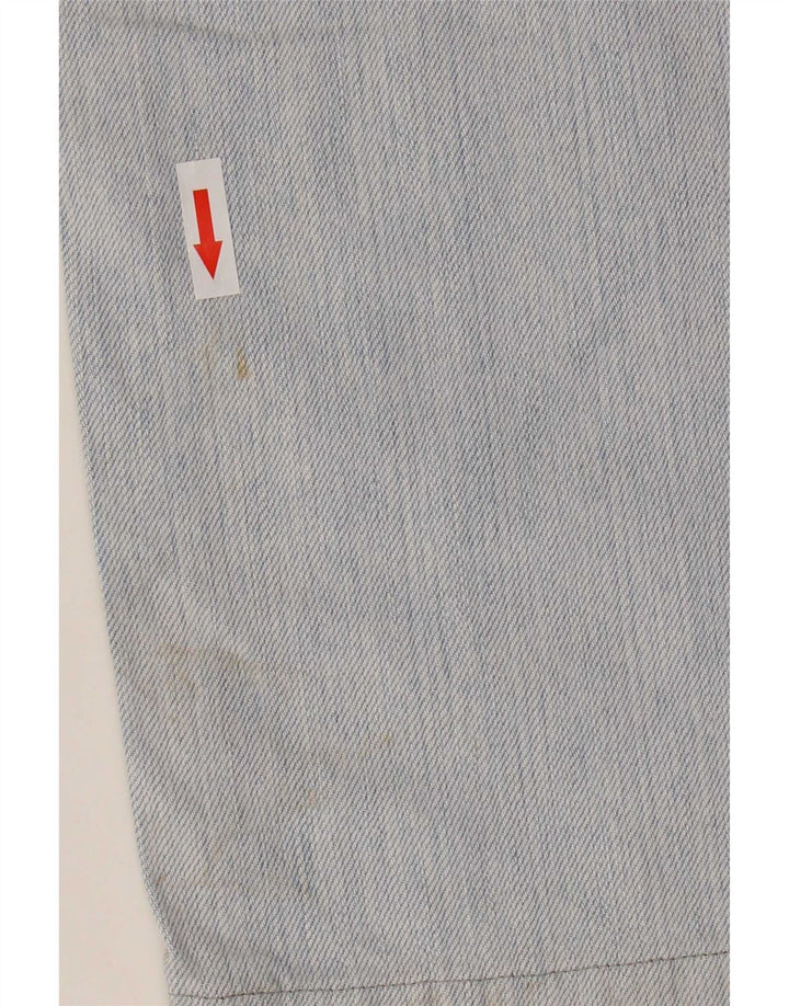 Lee Herren Straight Jeans W34 L30 Blaue Baumwolle