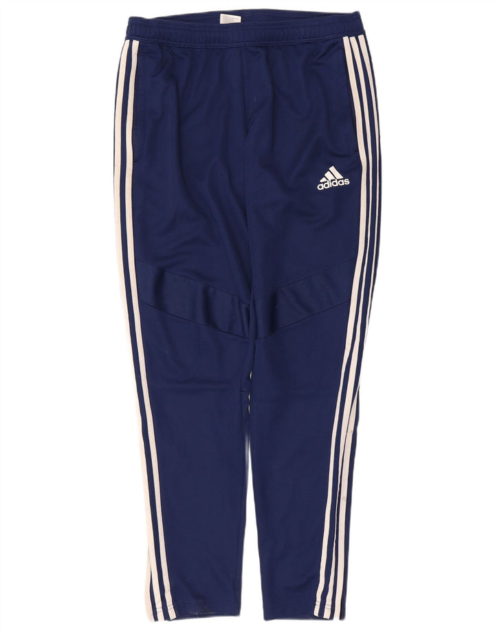 Adidas Herren-Trainingshose, groß, marineblau, Polyester