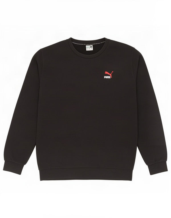 Puma Herren Sweatshirt Pullover Large Schwarz Baumwolle