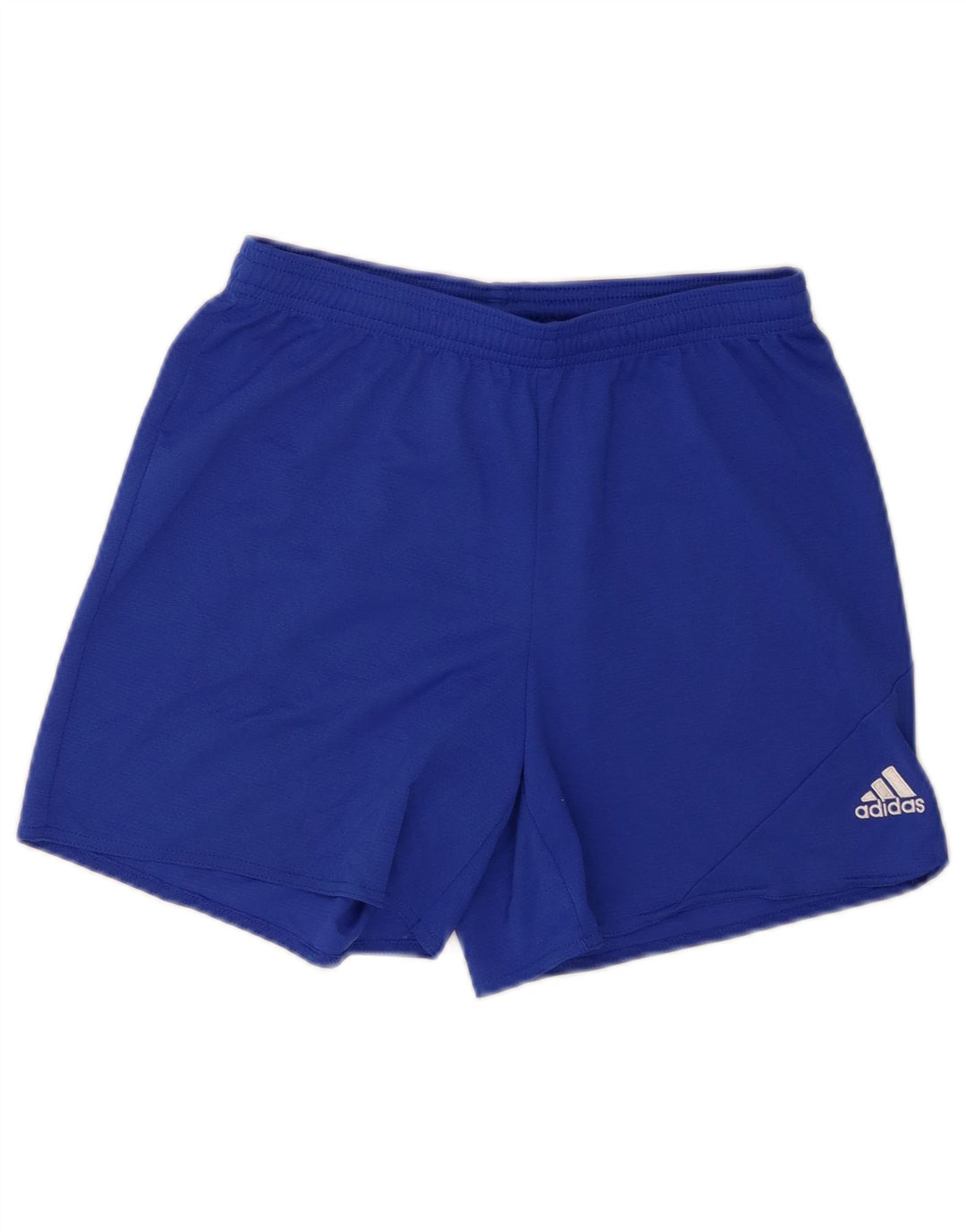 Adidas Damen Climalite Sport Shorts UK 10 Small Blau Polyester