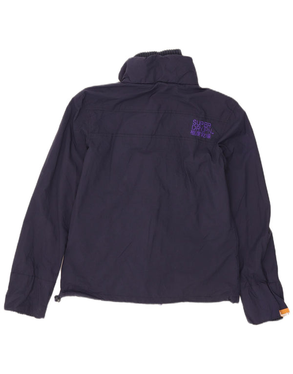 Superdry Damen The Windcheater Windjacke UK 10 Small Marineblau