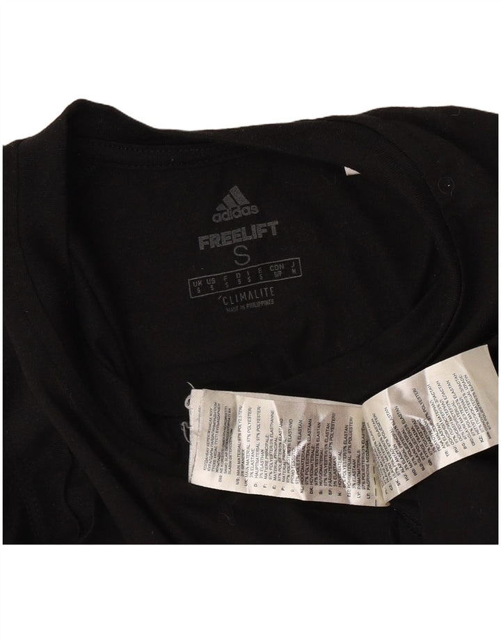 Adidas Herren Climalite T-Shirt Top Small Schwarz Polyester