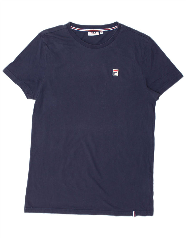 Fila Herren T-Shirt Top Medium Marineblau Baumwolle