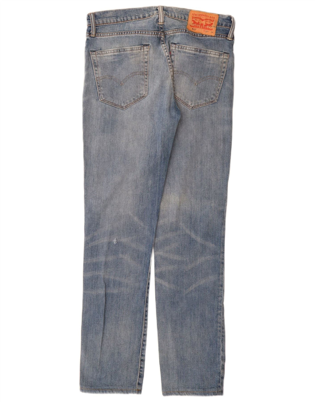 Levi's Herren 511 Slim Jeans W32 L31 Blaue Baumwolle