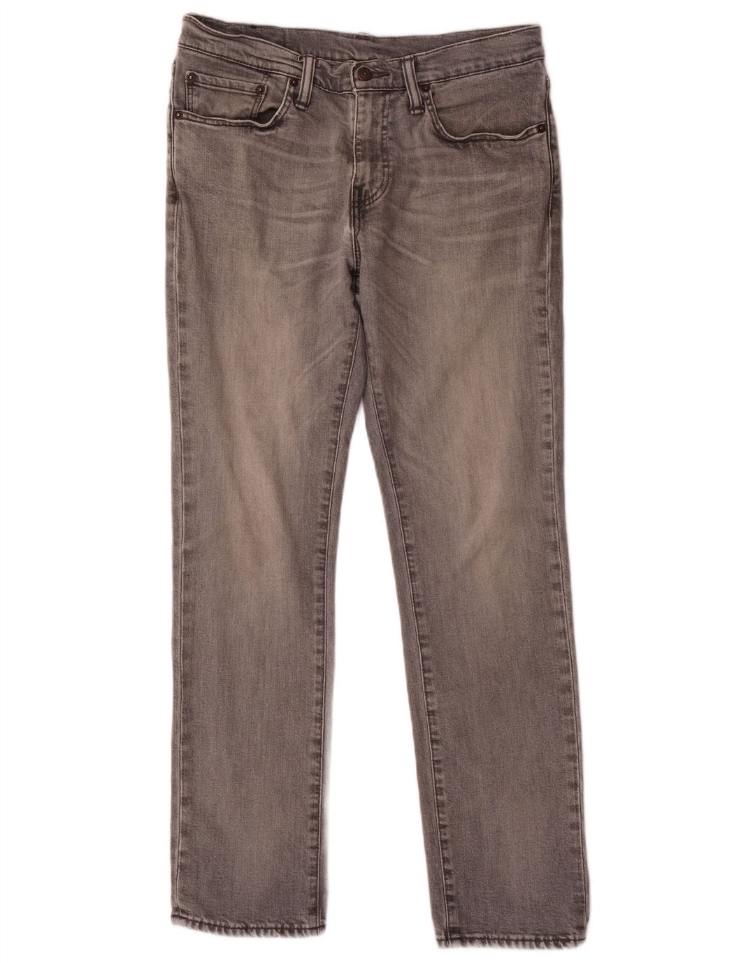 Levi's Damen 511 Slim Jeans W32 L30 Graue Baumwolle