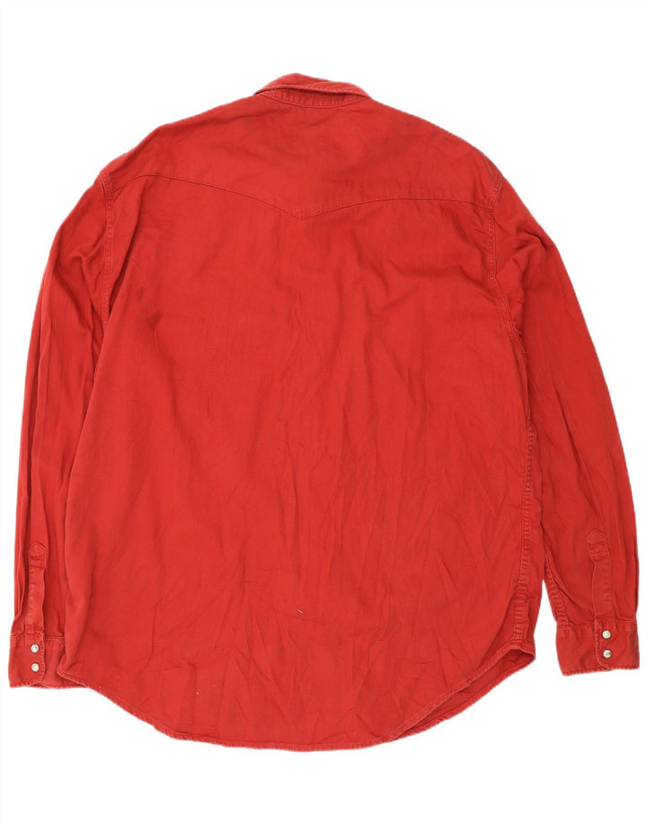 Levi's Herrenhemd 2XL, rote Baumwolle