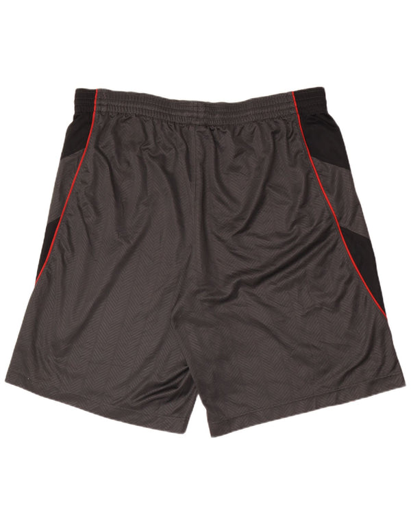 Nike Herren-Sportshorts 2XL Graues Colourblock-Polyester