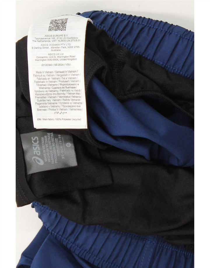 ASICS Damen Sportshorts UK 6 XS Marineblau Polyester