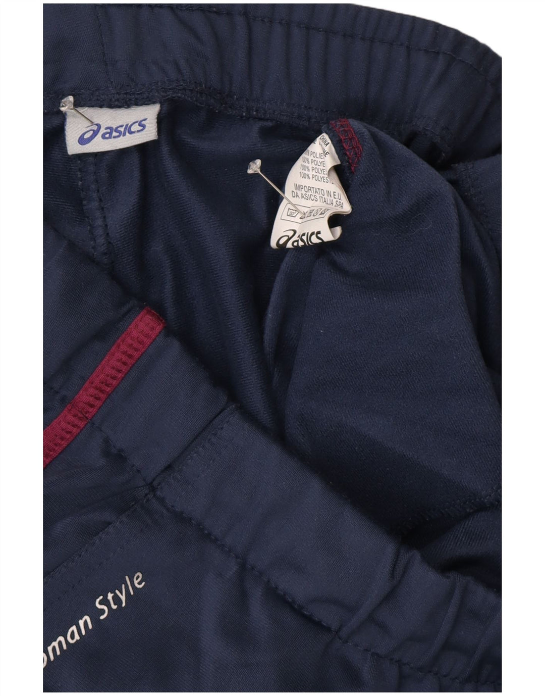 Asics Damen Trainingshose Jogger UK 16 Large Marineblau Polyester