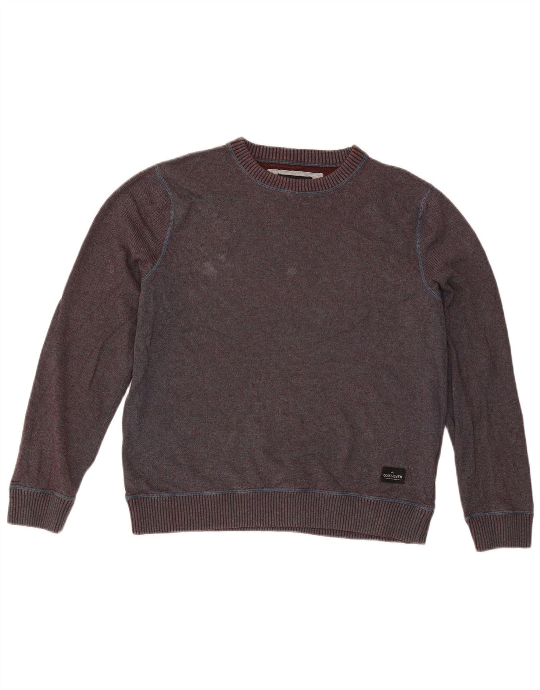 Quiksilver Herren-Sweatshirt-Pullover, mittlere Burgunder-Baumwolle