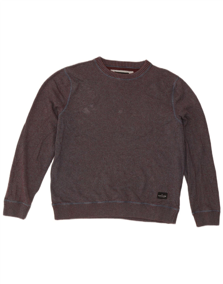 Quiksilver Herren-Sweatshirt-Pullover, mittlere Burgunder-Baumwolle