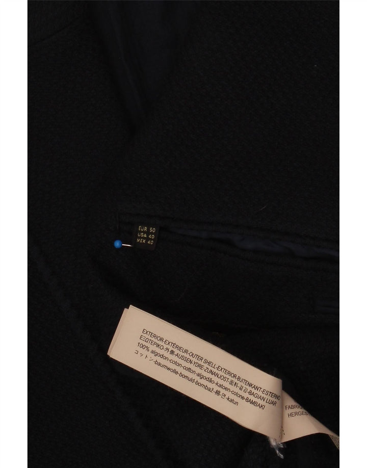 Massimo Dutti Herren-Blazer mit 2 Knöpfen, EU 50, mittelmarineblaue Baumwolle