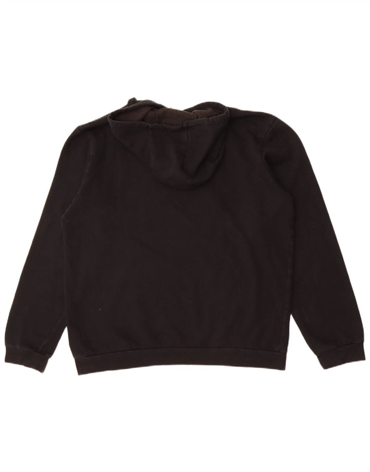 Adidas Herren Kapuzenpullover, groß, aus schwarzer Baumwolle